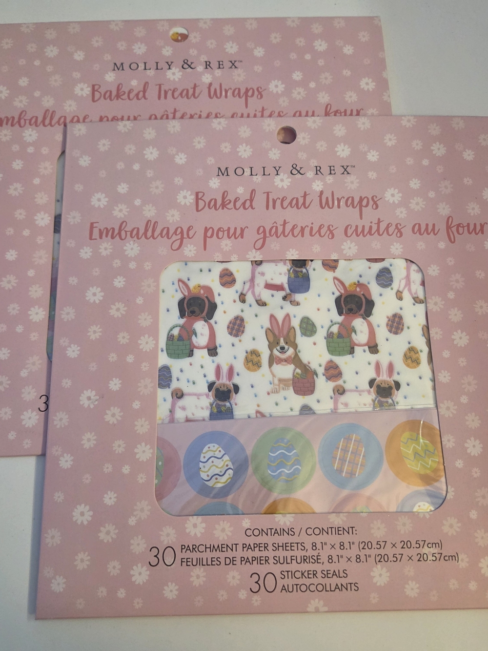 🆕️ Molly & Rex Easter Dogs Baked Treat Wraps Set